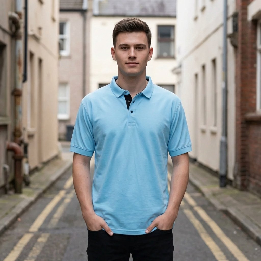 Golfer | Mens Polo | Skyblue - Teestra