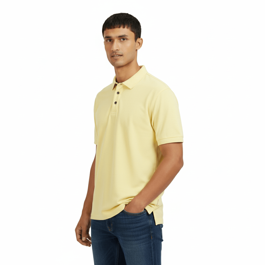 Golfer | Mens Polo | Sunshine Yellow - Teestra