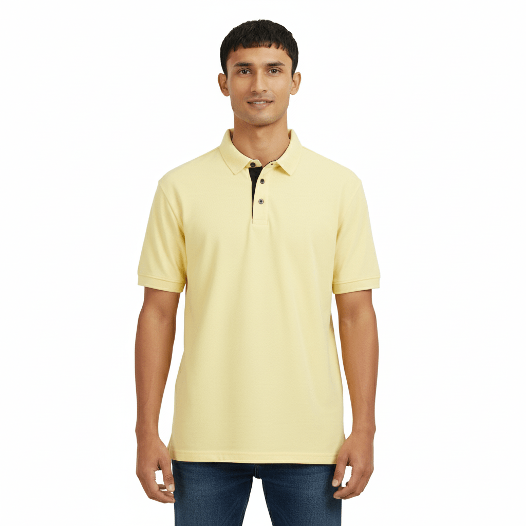 Golfer | Mens Polo | Sunshine Yellow - Teestra