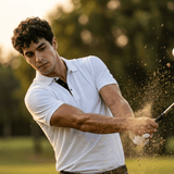 Golfer | Mens Polo | White - Teestra
