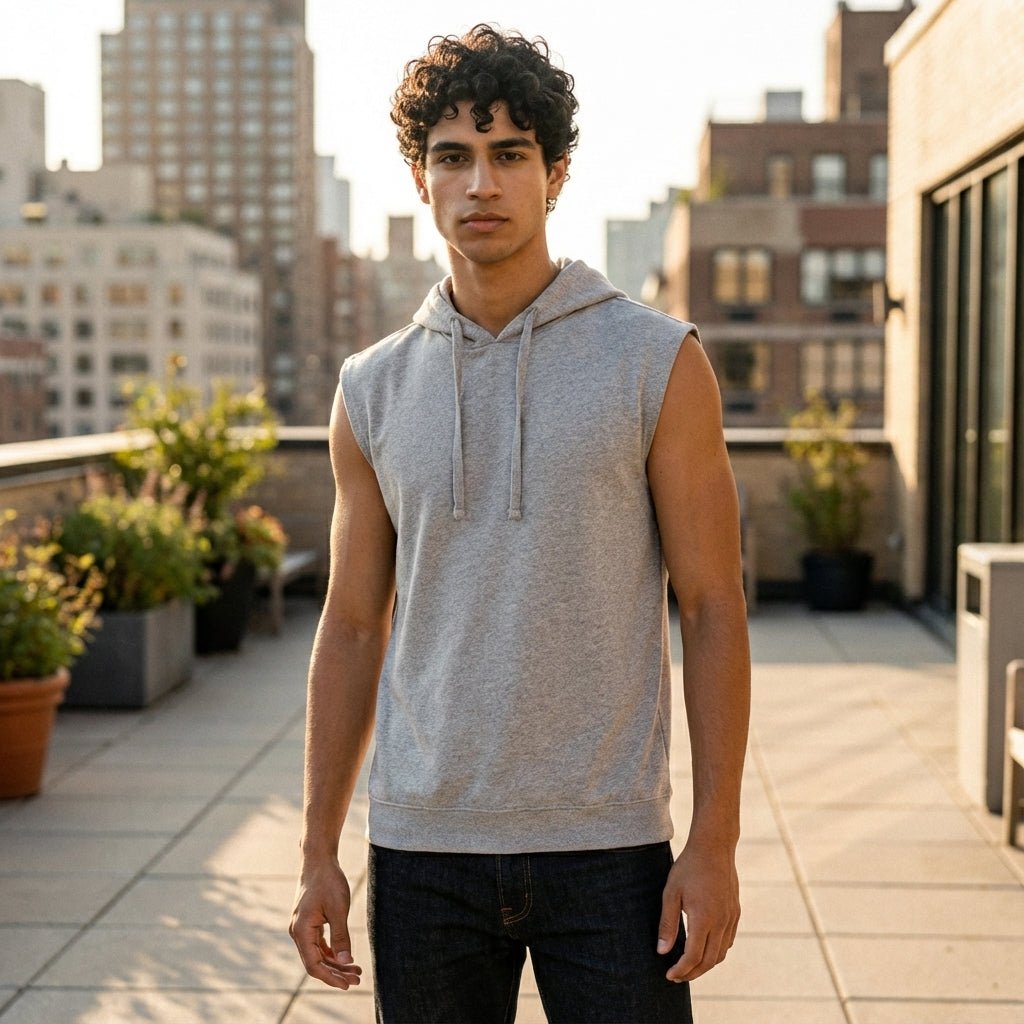 Gym Hoodie | Men | Steel - Teestra