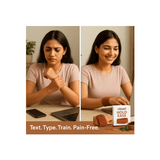 HoldEase Copper Coated Natural Pain Relief Wrist Band - Teestra