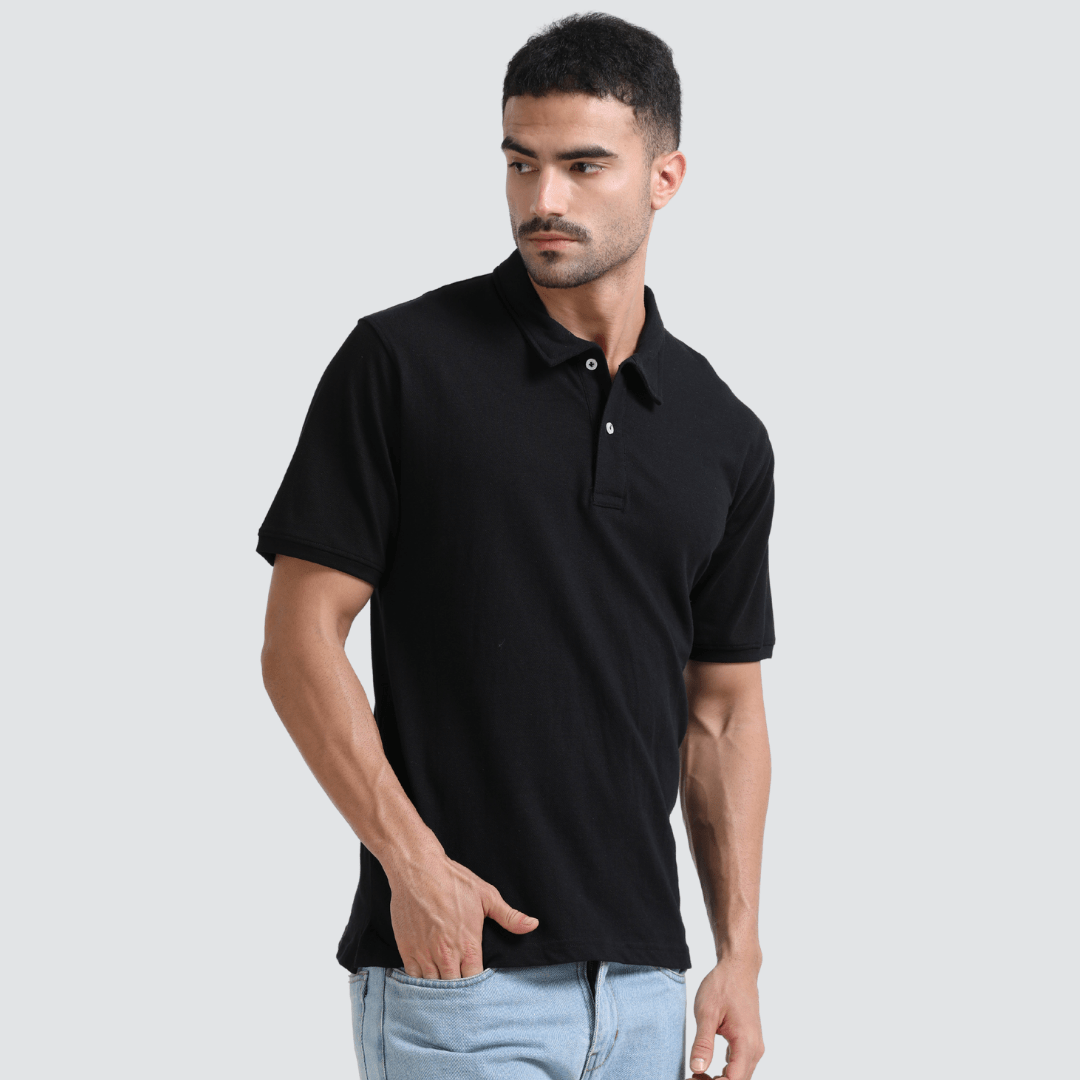 JOHNNY POLO | MEN | EBONY - Teestra