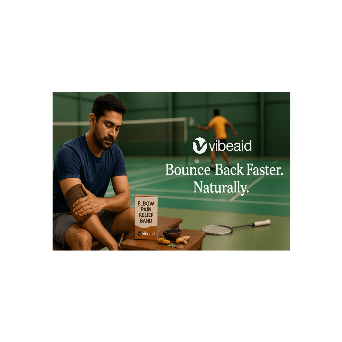 JointFlow Copper Coated Natural Pain Relief Elbow Band - Teestra