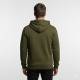 Zippered Hoodie | Olive
