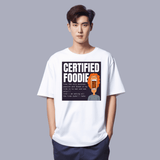 Oversized Tee | 180G | Men | Foodie | White - Teestra