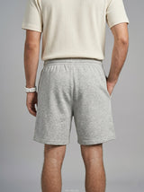 Pack of 2 Unisex Grey Cotton Shorts - Teestra