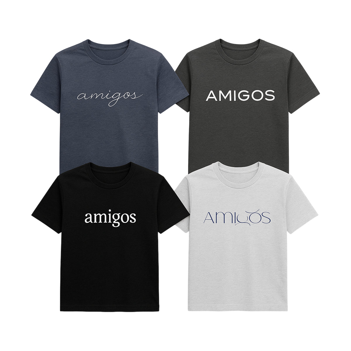 Mens Round Neck | Combo | Super Value Pack Of 4