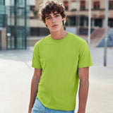 Parrot Green Plain Round Neck Tshirt - Teestra