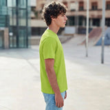 Parrot Green Plain Round Neck Tshirt - Teestra