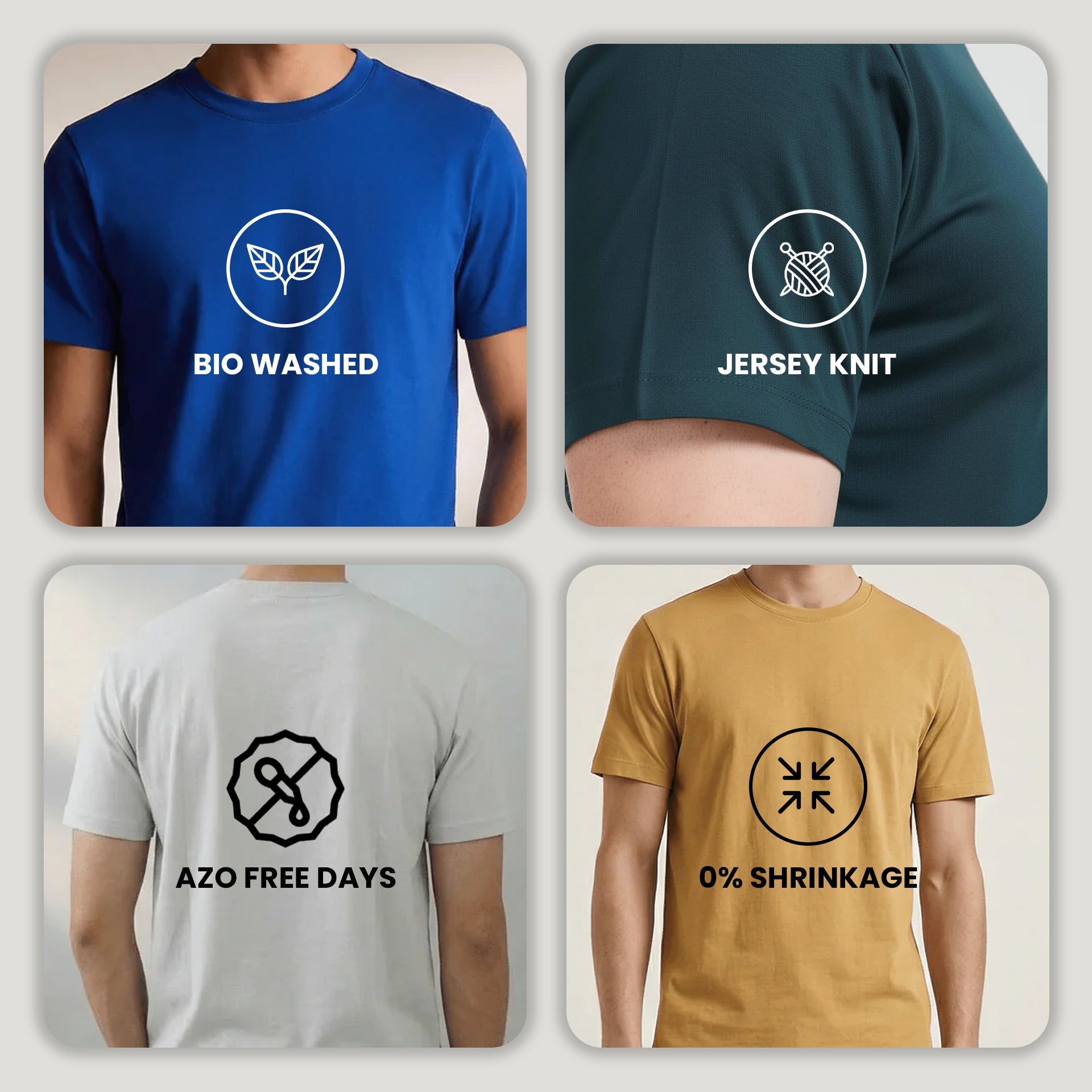 Pick Any 2 - Plain T-shirt Combo - Teestra