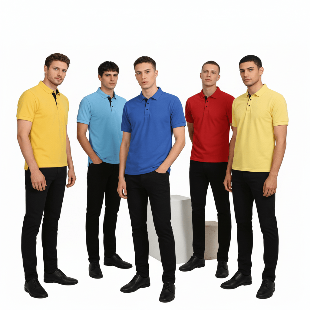 Pick Any 3: Golfer Polo T-Shirt Combo - Teestra