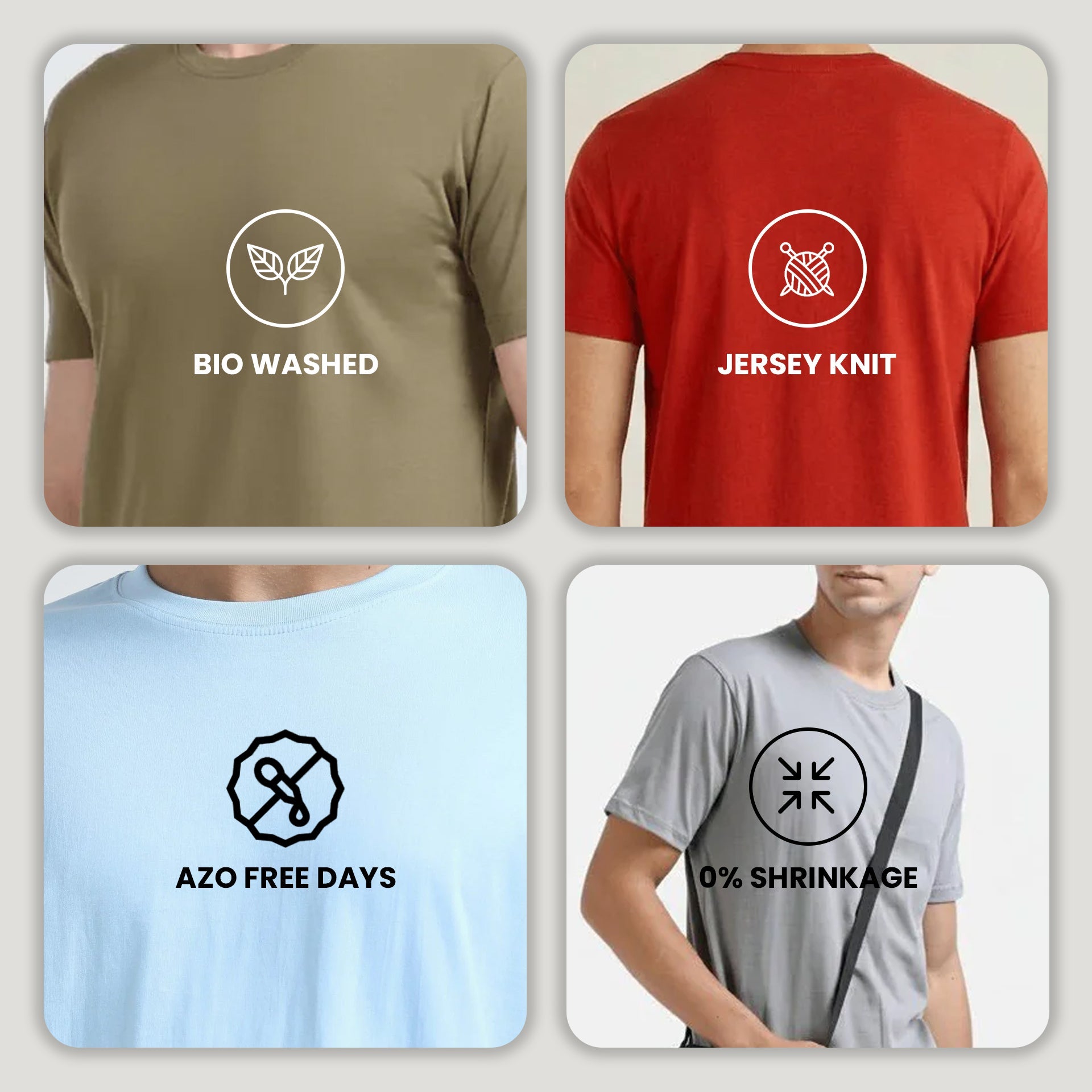 Pick Any 3 - Plain T-shirt Combo - Teestra
