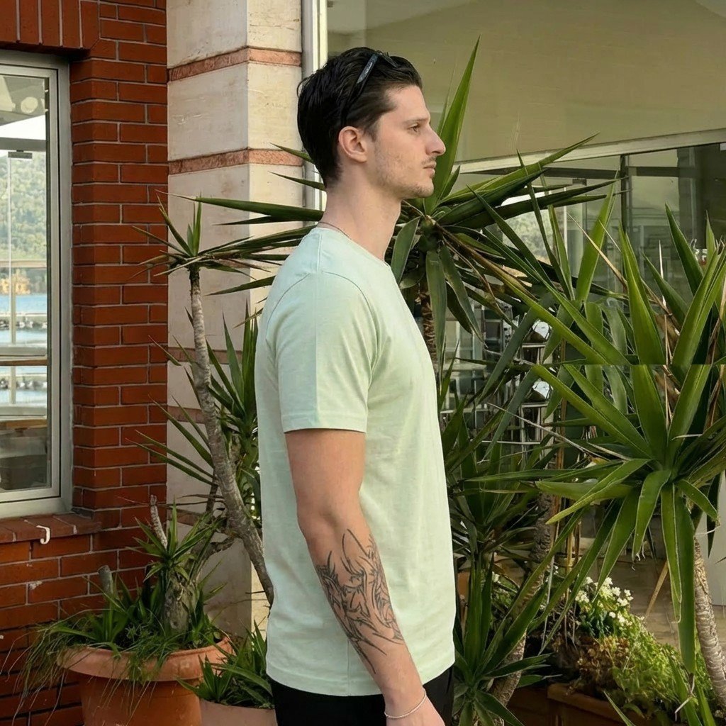 Pima Cotton Unisex T-Shirt | Ultra - Soft Premium Cotton | White Jade - Teestra