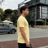 Pima Cotton Unisex T-Shirt | Ultra - Soft Premium Cotton | Yellow Lime - Teestra