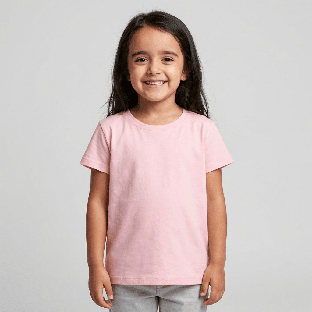 Pink Cotton T-Shirt for Girls - Soft & Trendy Tees for Kids - Teestra