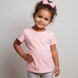 Pink Cotton T-Shirt for Girls - Soft & Trendy Tees for Kids - Teestra