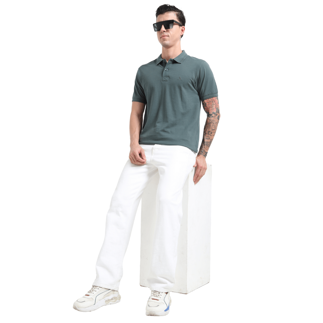 PREMIUM POLO | MEN | IRIDIUM - Teestra