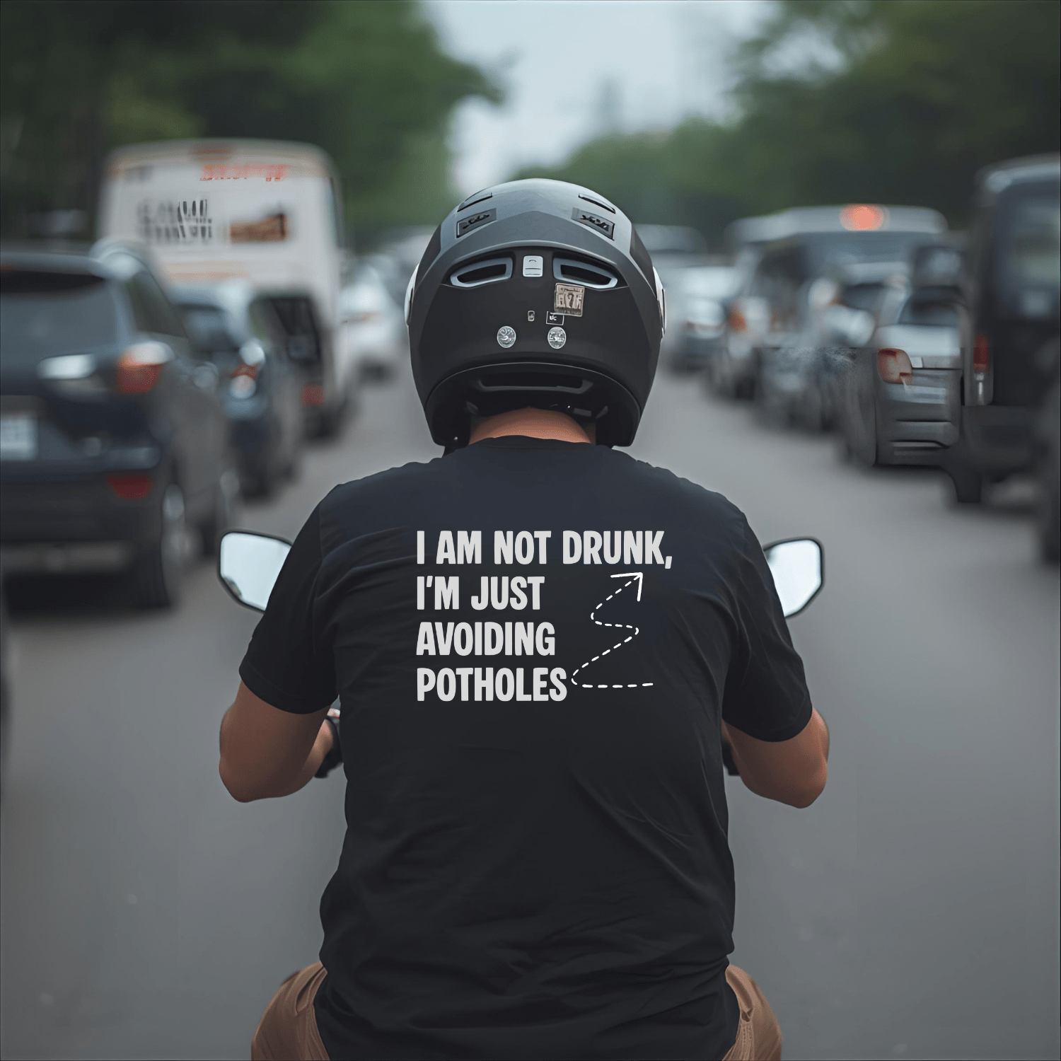 ROUND NECK | GRAFFITI | POTHOLES - Teestra
