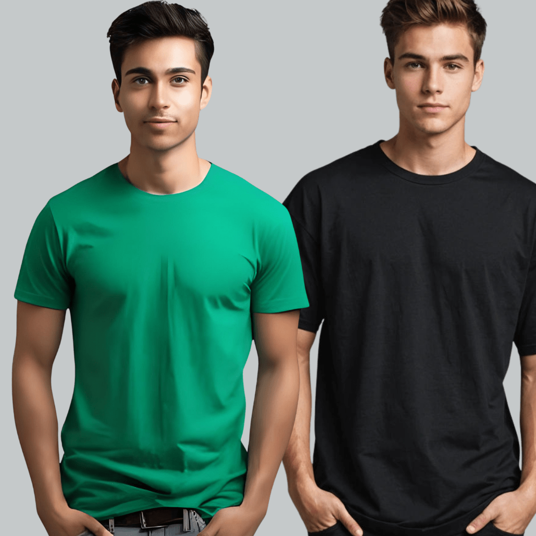 ROUND NECK | MENS | PACKOF2 | COMBO 2 - Teestra