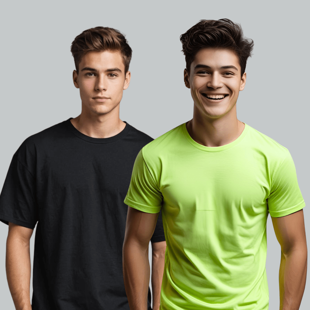 ROUND NECK | MENS | PACKOF2 | COMBO 4 - Teestra