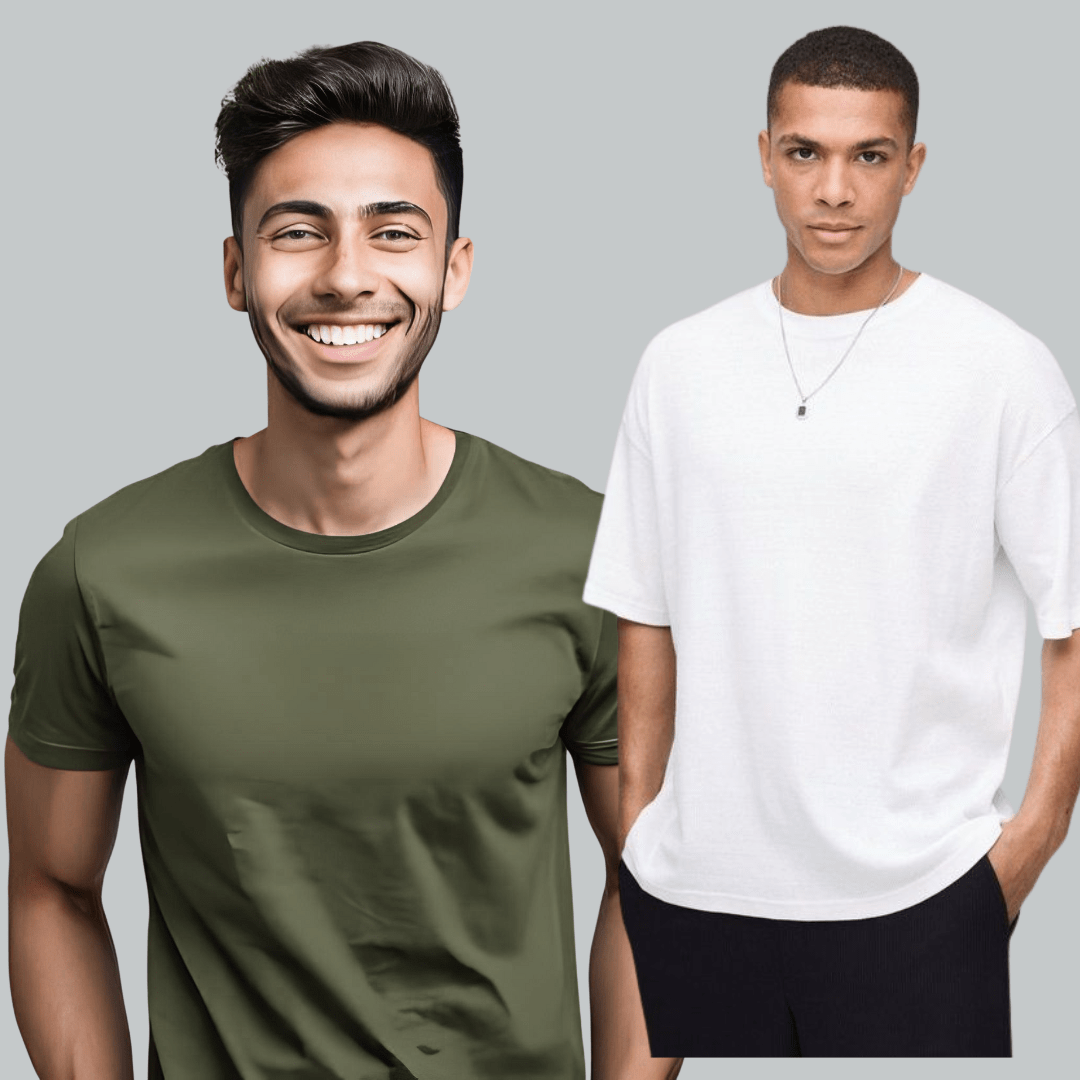 ROUND NECK | MENS | PACKOF2 | COMBO 6 - Teestra