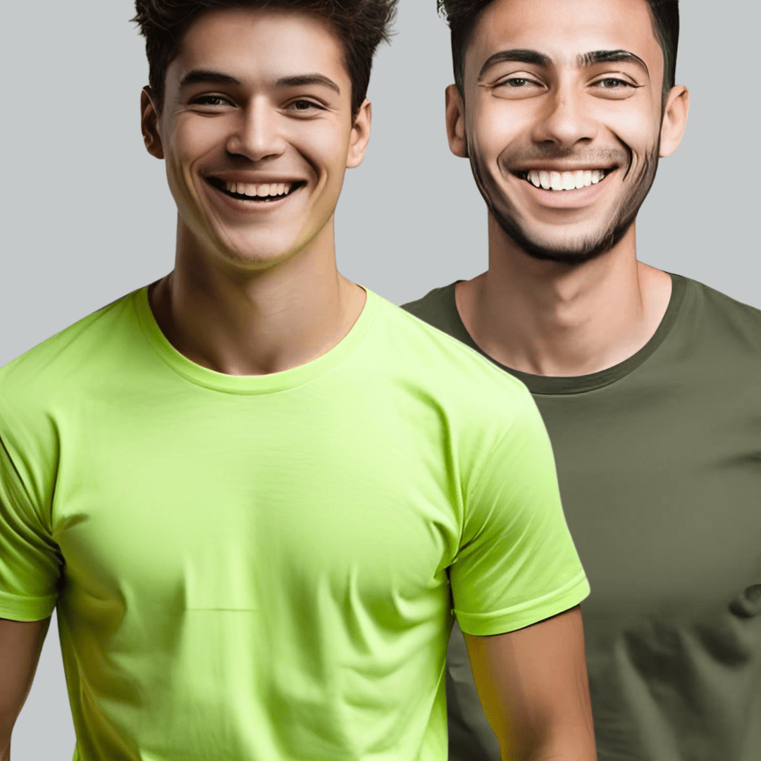 ROUND NECK | MENS | PACKOF2 | COMBO 7 - Teestra