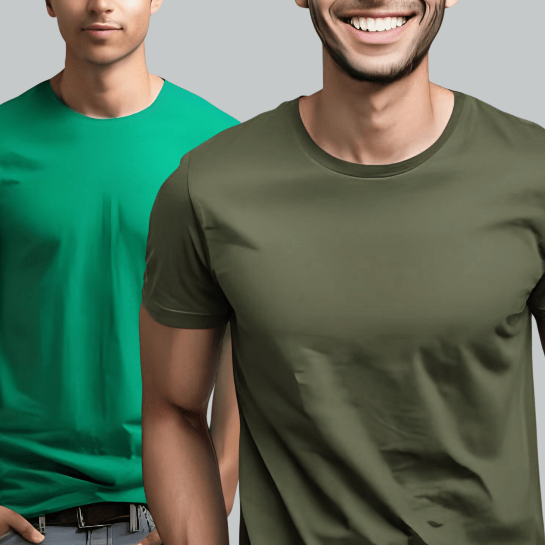 ROUND NECK | MENS | PACKOF2 | COMBO 8 - Teestra
