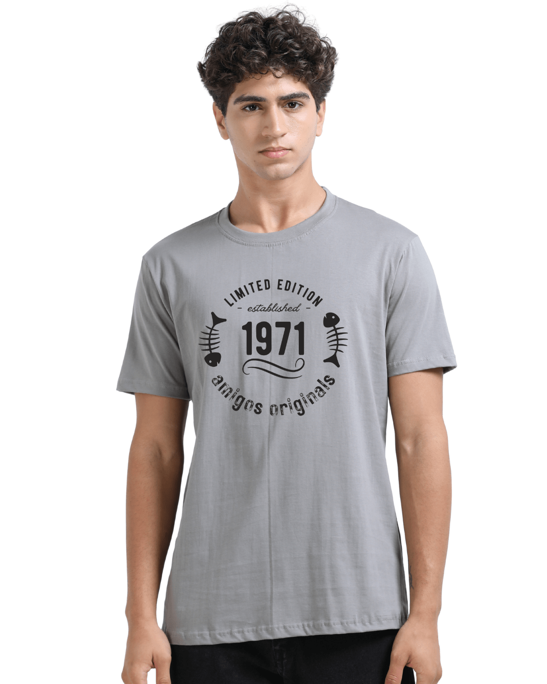 ROUND NECK | SPACEGREY | 1971 - Teestra