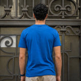 Royal Blue Plain Round Neck Tshirt - Teestra