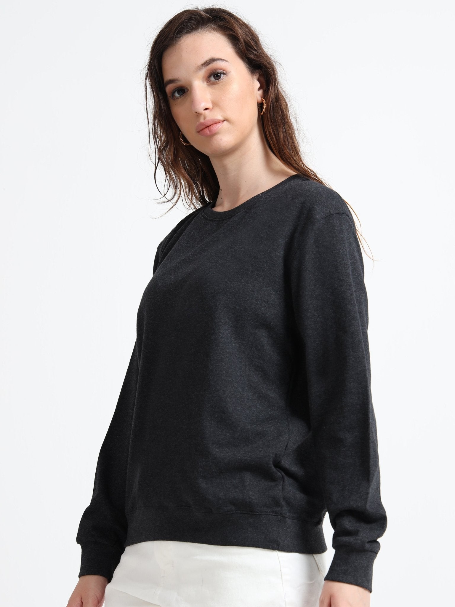 SWEATSHIRT | WOMEN | CHARCOAL - Teestra