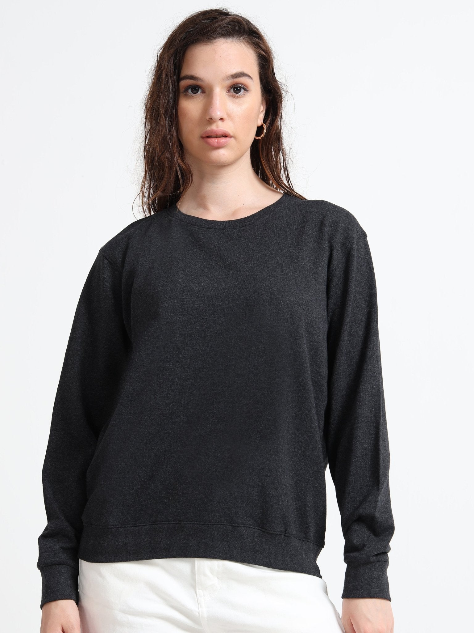SWEATSHIRT | WOMEN | CHARCOAL - Teestra