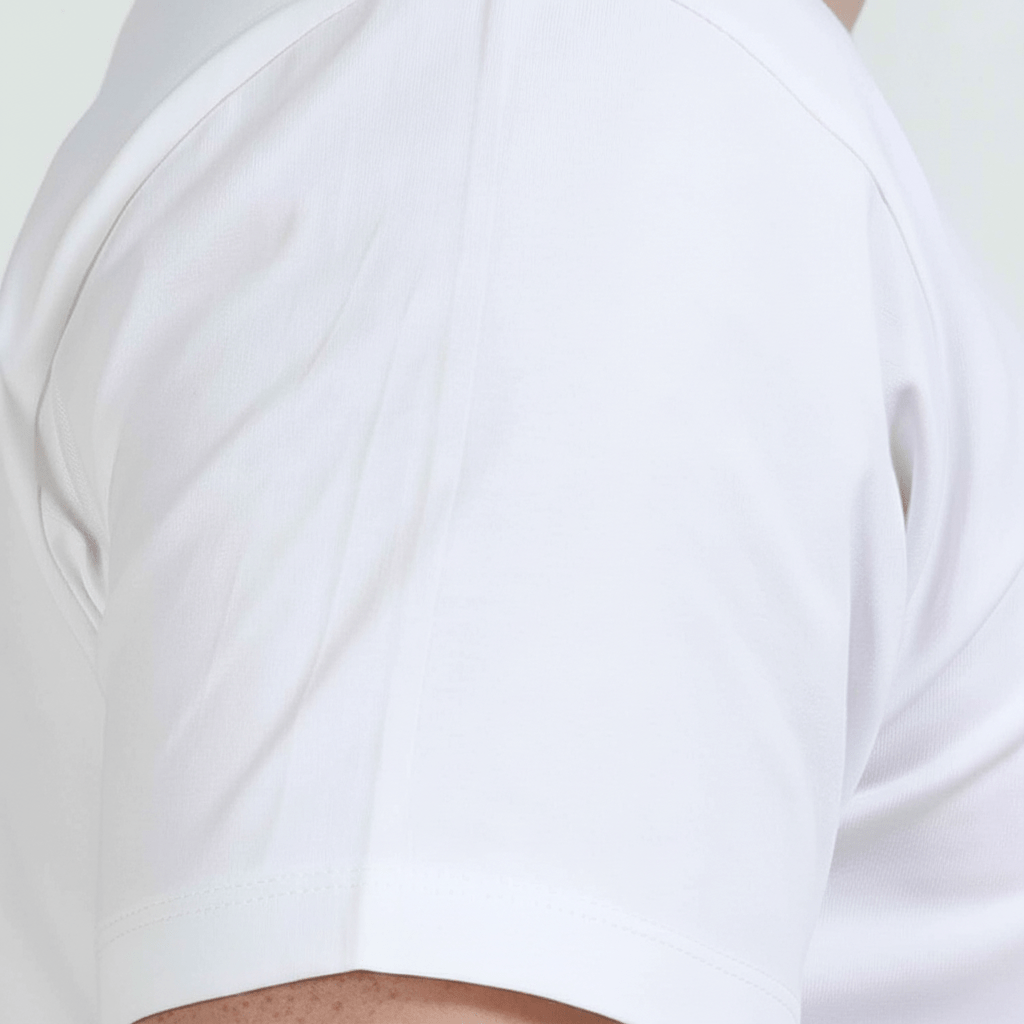 White Plain Round Neck Tshirt - Teestra