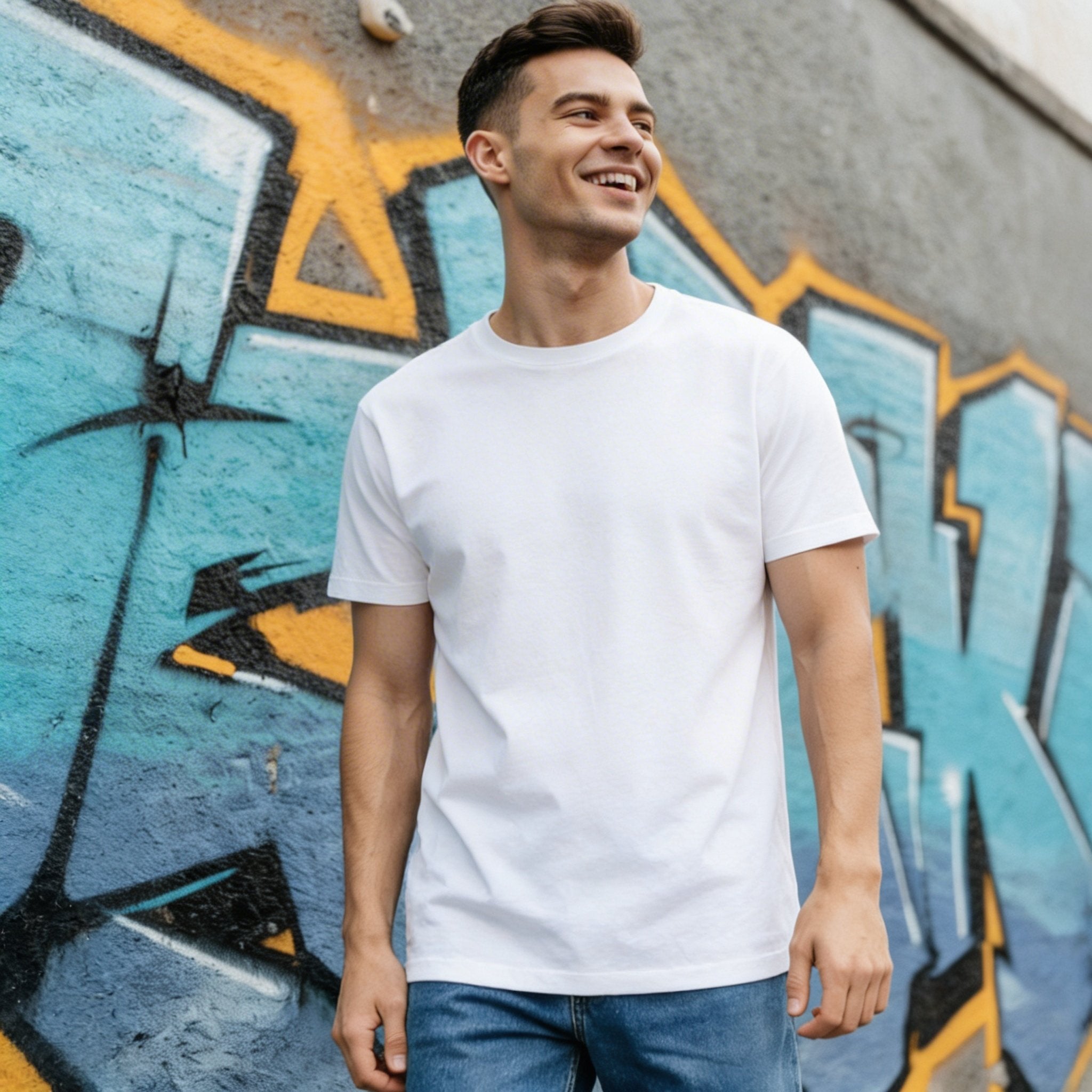 White Plain Round Neck Tshirt
