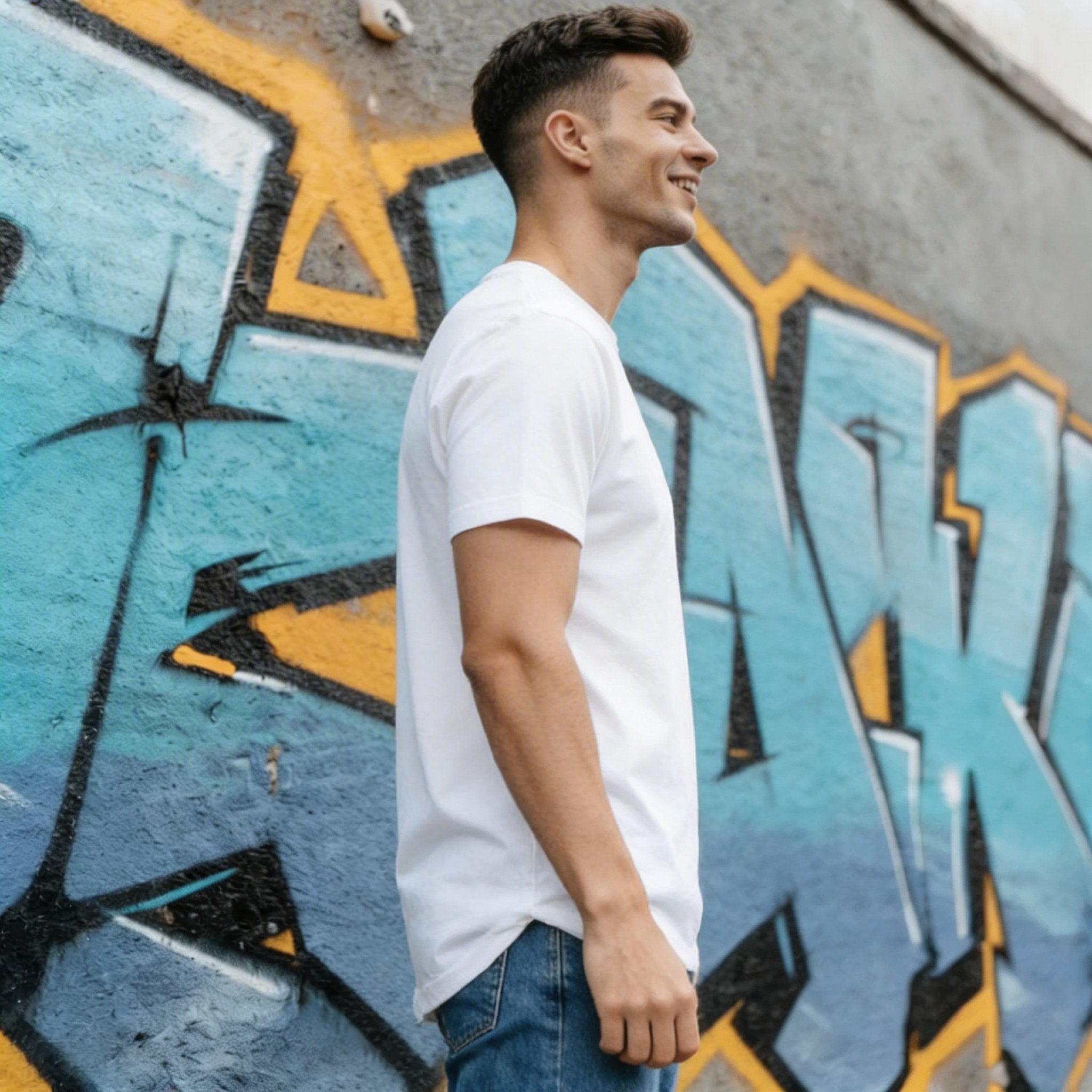 White Plain Round Neck Tshirt