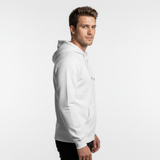 Zippered Hoodie | White