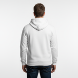 Zippered Hoodie | White