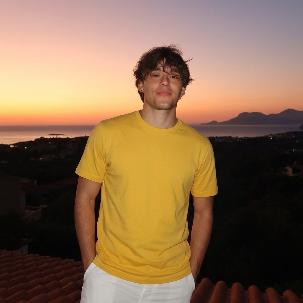 Yellow Plain Round Neck Tshirt - Teestra