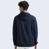 ZIPPERED HOODIE | NAVY - Teestra